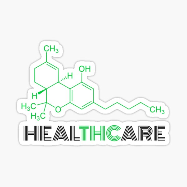 Item preview, THC Molecule for Legalize Healthcare Cannabis Medical Marijuana designed and sold by Sardine Designs.