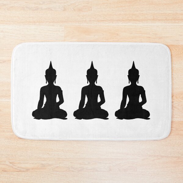 Item preview, Simple Black & White Buddhas designed and sold by XOOXOO.