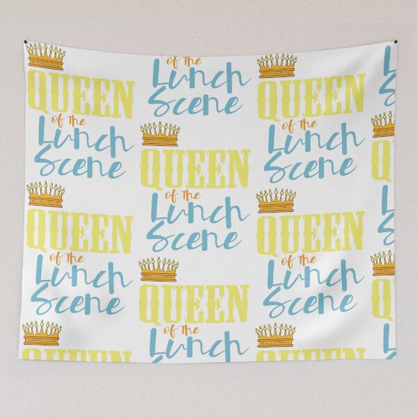 Item preview, Lunch Lady print Funny Queen of the Lunch Scene graphic designed and sold by doodabobs.