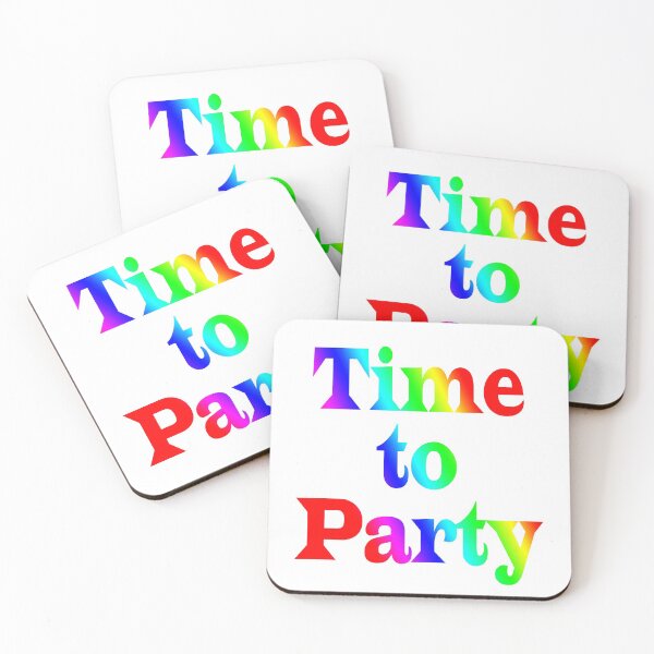 Item preview, Time To Party - Wall Clock designed and sold by deanworld.