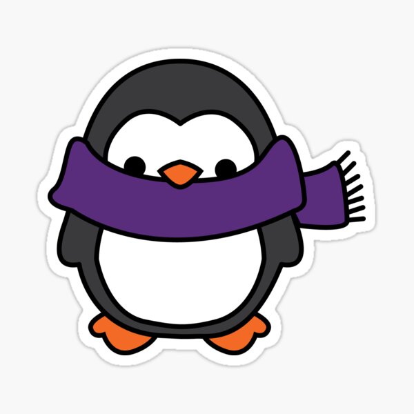 Penguin Logo Sticker