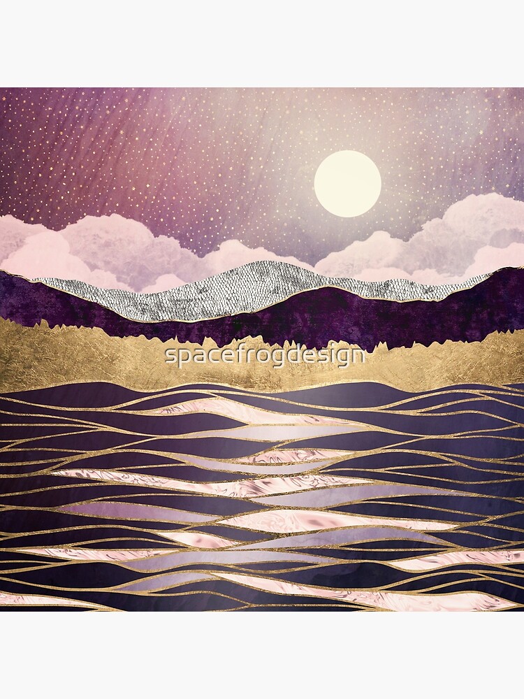 Lunar Waves by spacefrogdesign