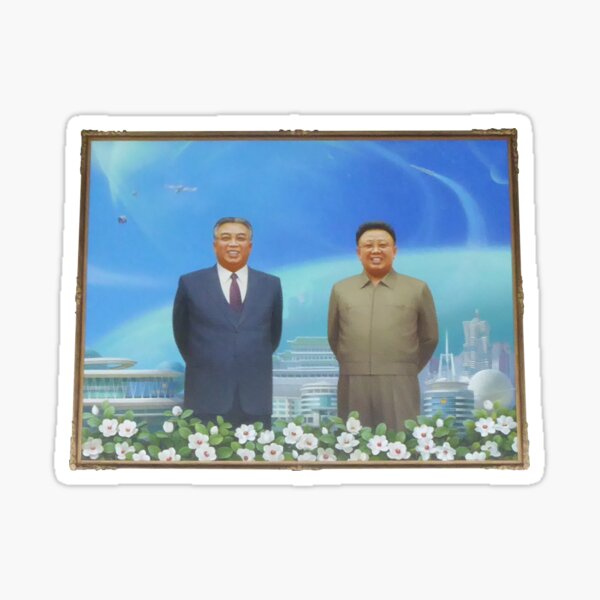 Sticker Kim Il Sung Redbubble