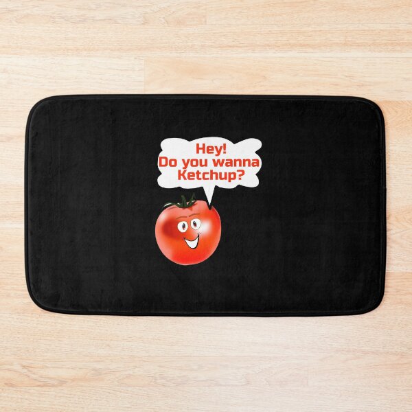 Item preview, Hey you want to Ketchup - Funny Joke Dating Tomato T-Shirt Sticker designed and sold by deanworld.