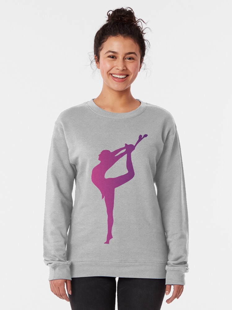 "Gymnast, rhythmic gymnastics" Pullover Sweatshirt by claudiasartwork Redbubble