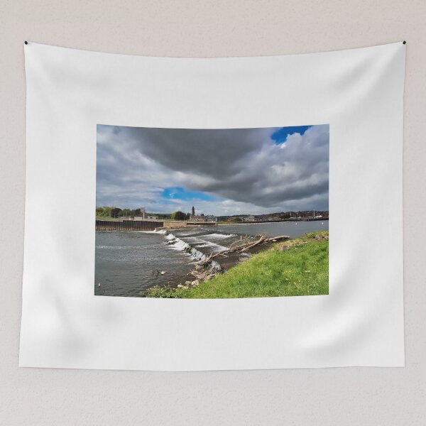 Item preview, Trews Weir Under Stormy Summer Skies 2 designed and sold by Dorset Girl.