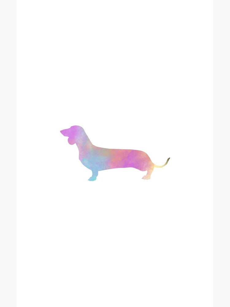 Watercolor Dachshund by tribbledesign