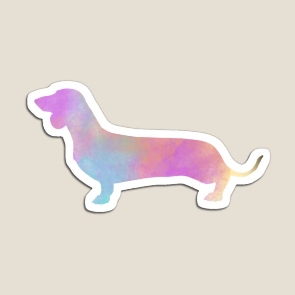 Watercolor Dachshund Magnet