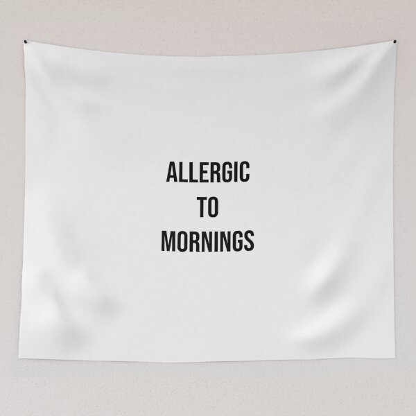 Item preview, Allergic to mornings designed and sold by kailukask.