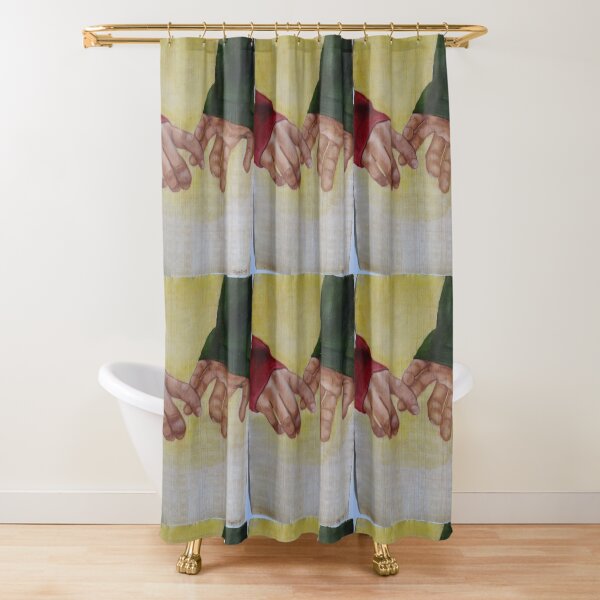 Connecting with you Shower Curtain