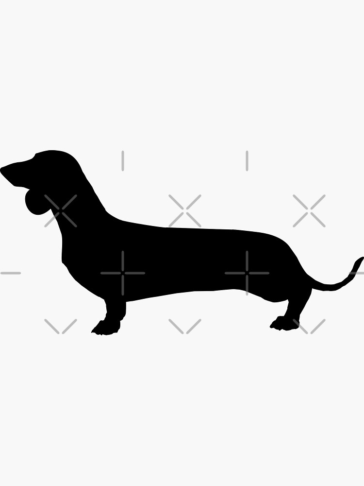Dachshund Silhouette by tribbledesign