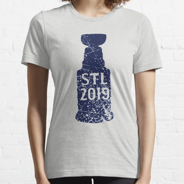 Item preview, St. Louis Hockey (Blue Distressed Rink Trophy) designed and sold by countercolour.