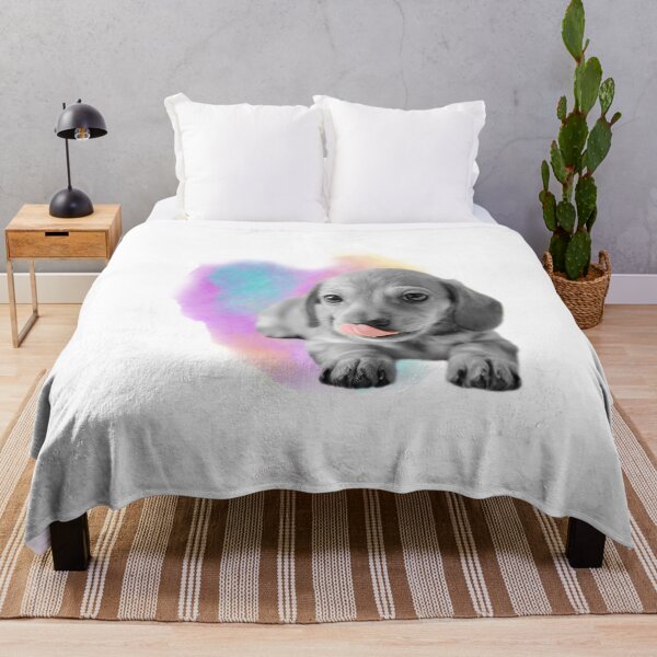 Item preview, Cute Dachshund Puppy Watercolor designed and sold by tribbledesign.