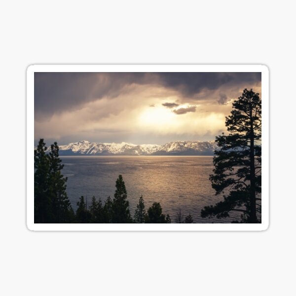 Changing Seasons as Lake Tahoe Sticker