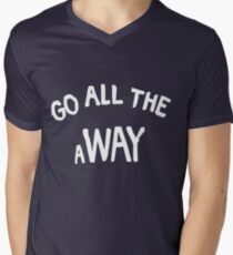 GO ALL THE aWAY Men's V-Neck T-Shirt