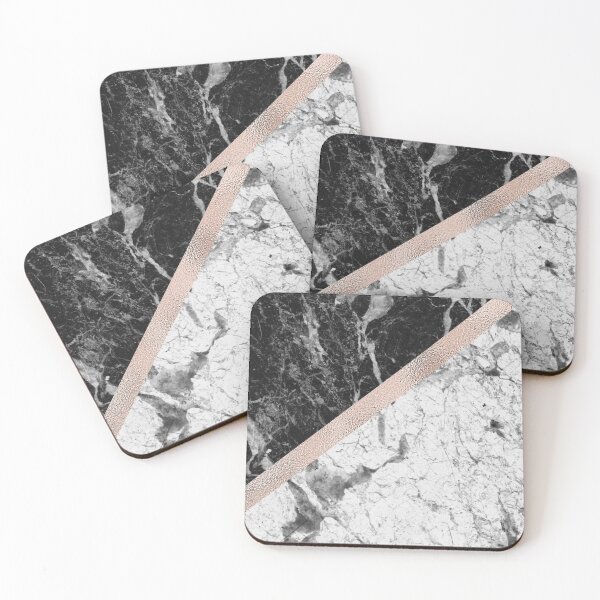 Item preview, Monochrome marble designer - rose gold  designed and sold by marbleco.