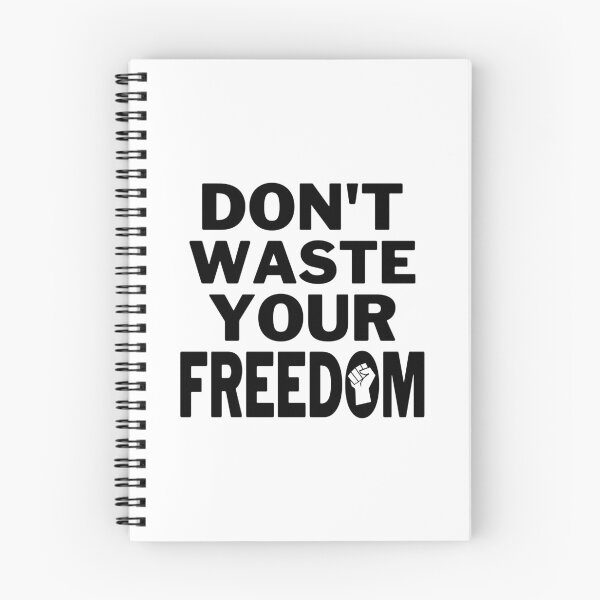 Item preview, Don't Waste Your Freedom (Light) designed and sold by 4wordsmovement.