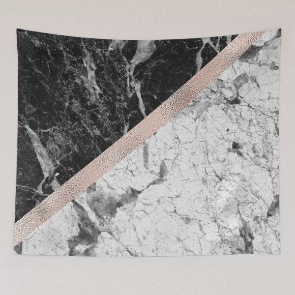 Item preview, Monochrome marble designer - rose gold  designed and sold by marbleco.