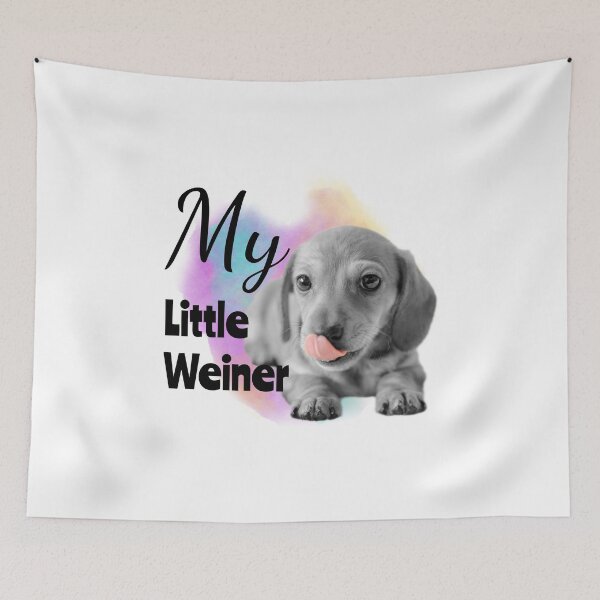 Item preview, My Little Weiner Dachshund Puppy designed and sold by tribbledesign.