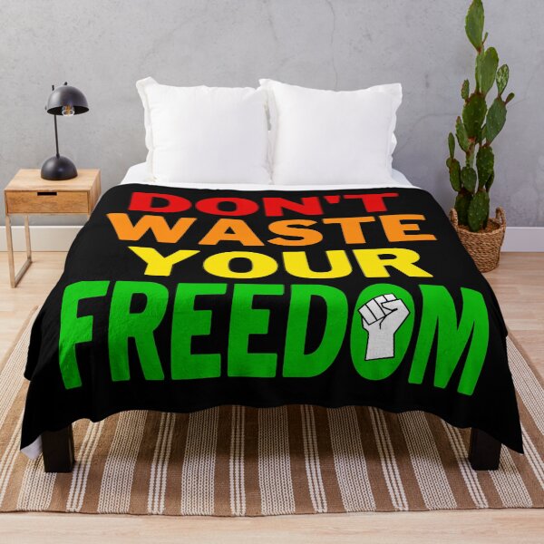Item preview, Don't Waste Your Freedom (Bright) designed and sold by 4wordsmovement.