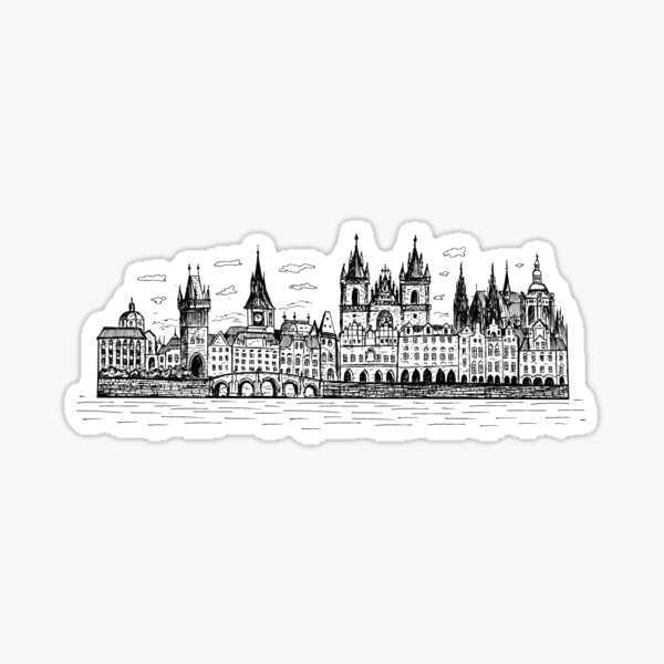 Prague Sticker