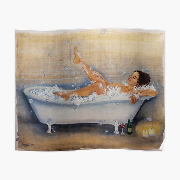Magic of a hot bath Poster