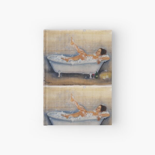 Magic of a hot bath Hardcover Journal