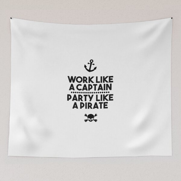 Item preview, Pirate and Captain say design designed and sold by KleinJenny.