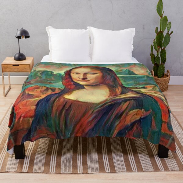 Item preview, da Vinci: variaciones de Mona Lisa - La Gioconda en rojo, azul y amarillo designed and sold by The Great Art.