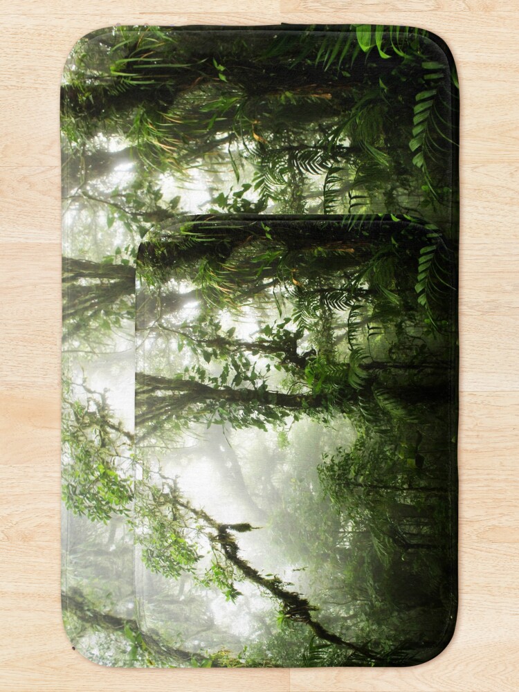 Alternate view of Cloud Forest Bath Mat