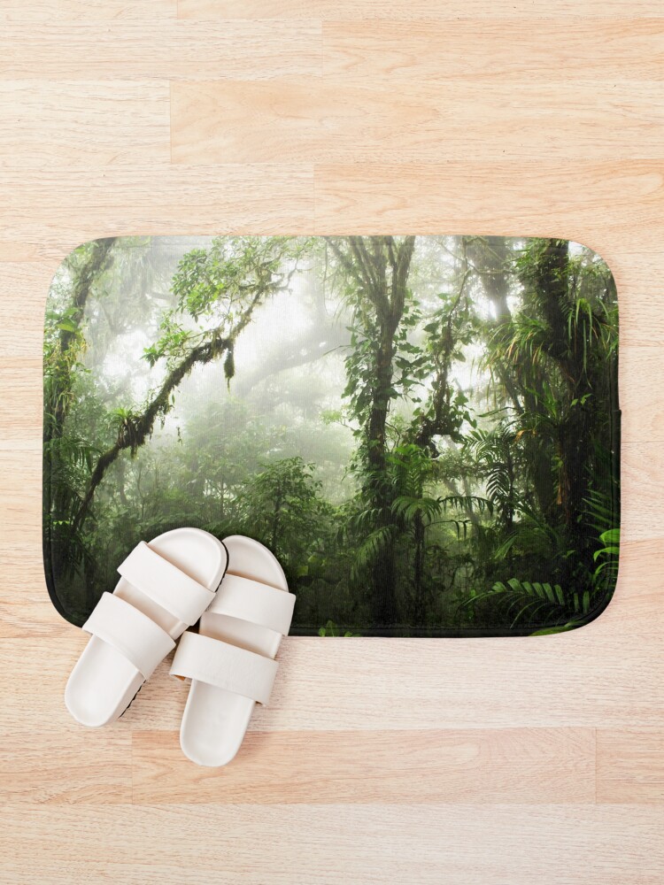 Alternate view of Cloud Forest Bath Mat