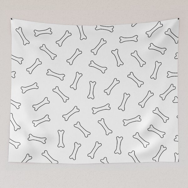 Item preview, Simple dog bones pattern. Outline seamless background.  designed and sold by illucesco.