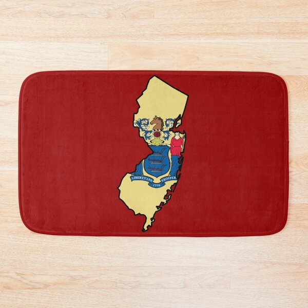 Item preview, U.S. STATE FLAGS/OUTLINES - NEW JERSEY designed and sold by WOOFANG.