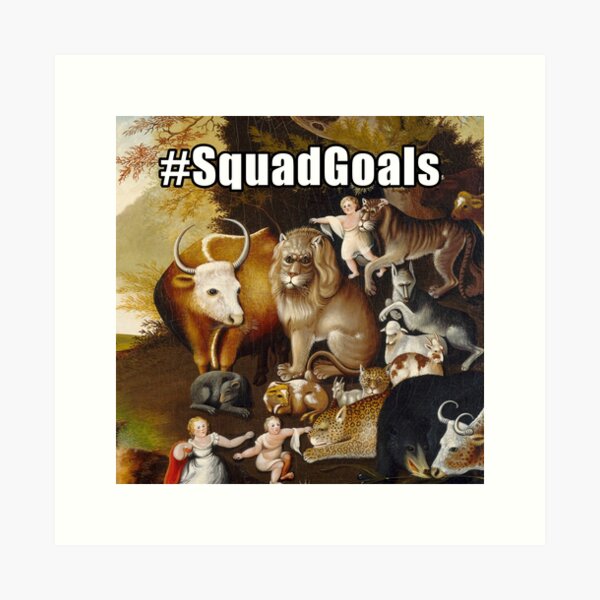 Item preview, The Peaceable Kingdom—#SquadGoals designed and sold by NedBustard.