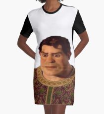 Schöner menschlicher Shrek T-Shirt Kleid