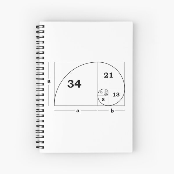 #Golden #Ratio #GoldenRatio #Design Ideas Fibonacci Spiral = 1.6180339887498948420 Spiral Notebook