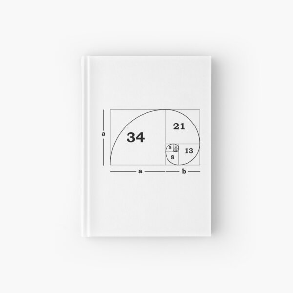 #Golden #Ratio #GoldenRatio #Design Ideas Fibonacci Spiral = 1.6180339887498948420 Hardcover Journal