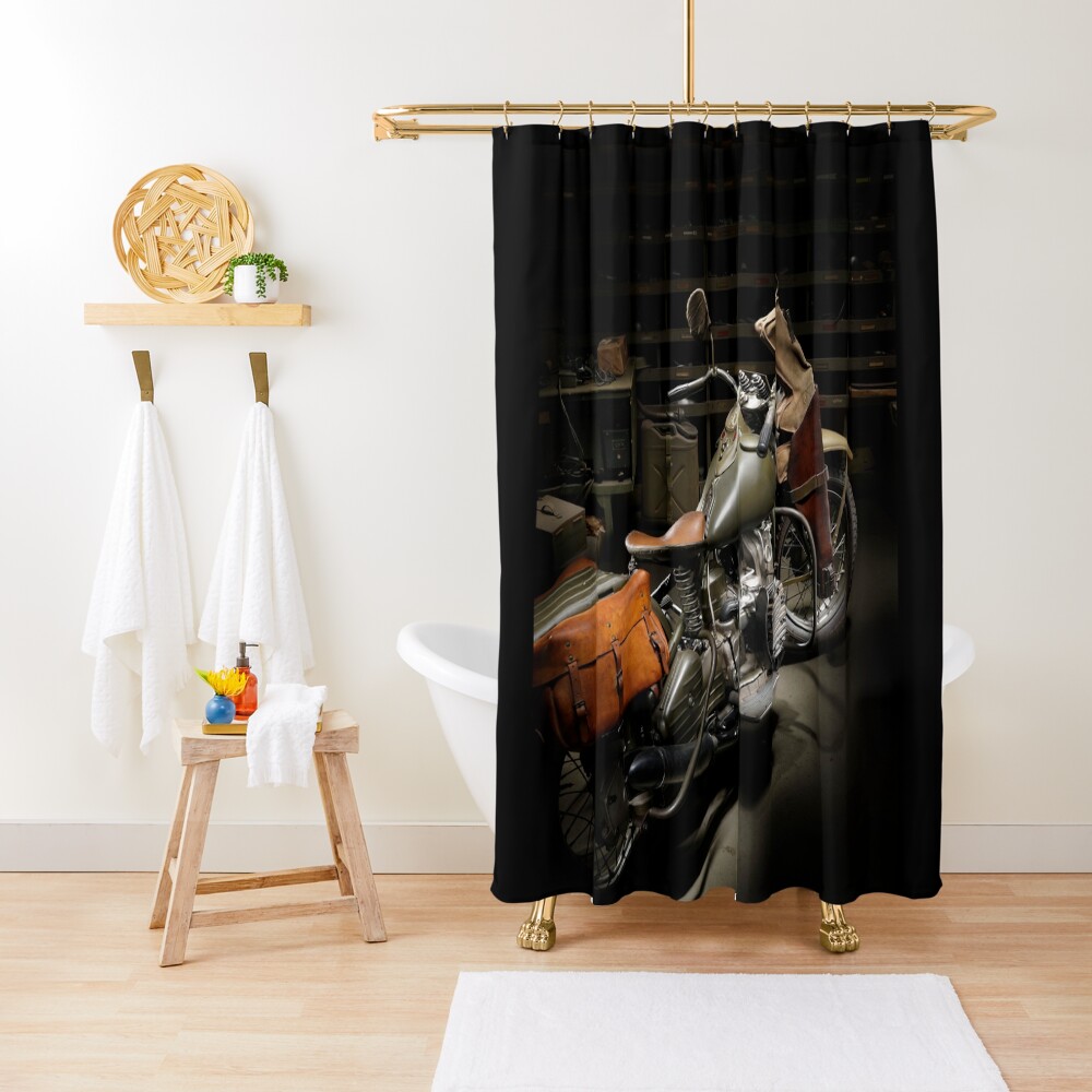 harley davidson shower curtain amazon