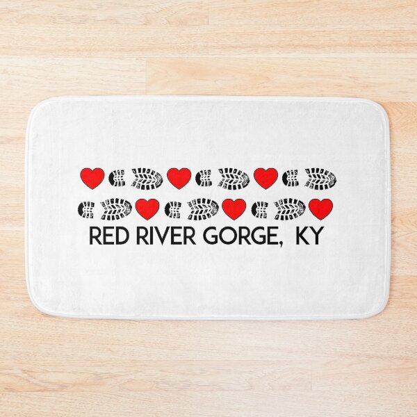 Item preview, HIKING RED RIVER GORGE I LOVE TO HIKE HIKER HEARTS BOOTS KENTUCKY designed and sold by DESTINATIONS DECAL.