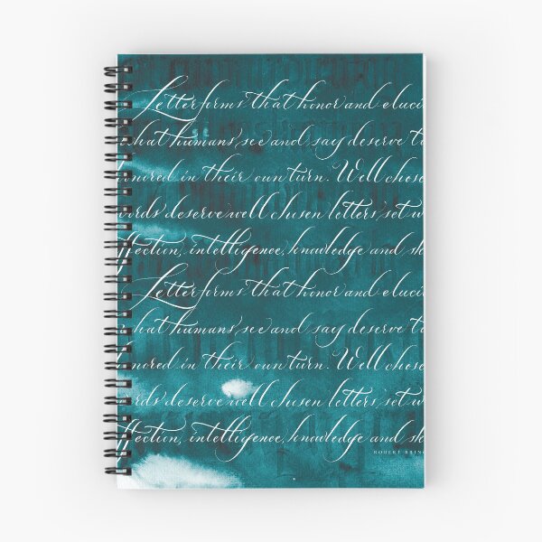 Item preview, Calligrapher's Script in Blue designed and sold by Carol Fountain Nix.