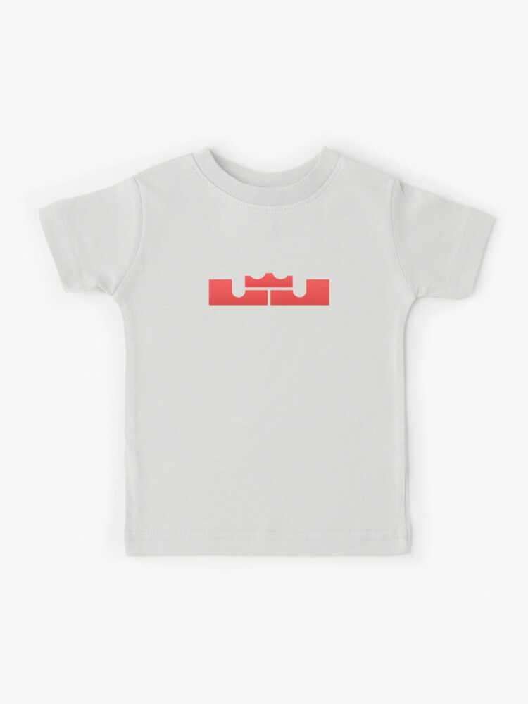 LeBron James Red Logo  Kids T-Shirt for Sale by DHabbo