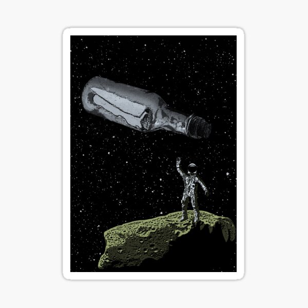 Space Castaway Sticker