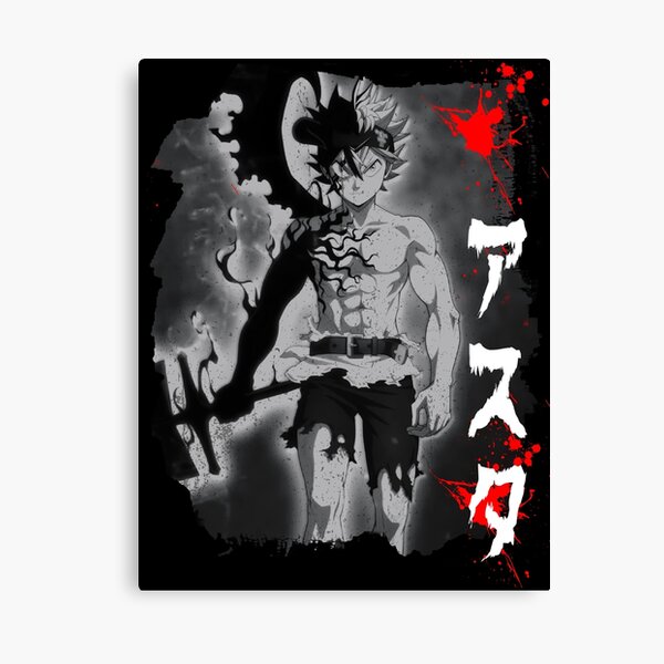 Asta - Black Bull Canvas Print