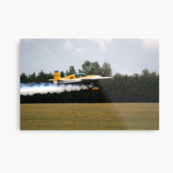 Extra 300 aerobatic plane taking off Metal Print