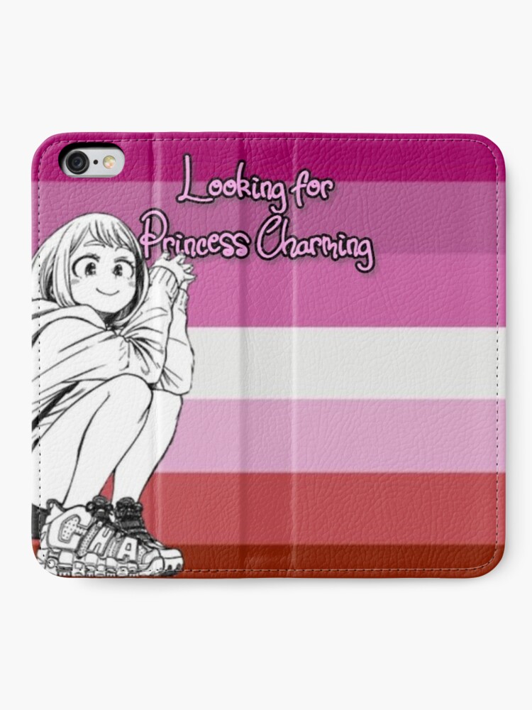 My Hero Academia Uraraka Lesbian Pride Flag Iphone Wallet For Sale By Queerwriter Redbubble 