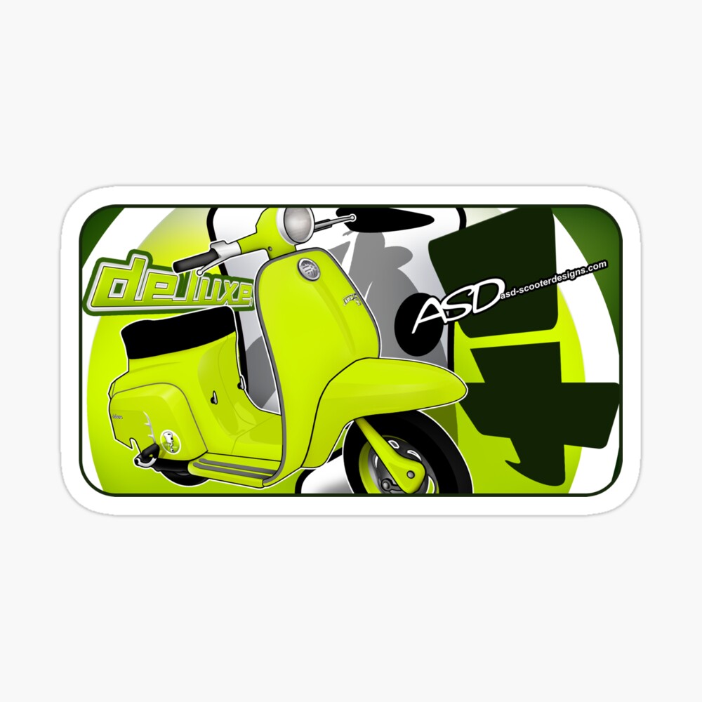 J50 Scooter Design 2 Greeting Card By Yj8dsk57 Redbubble