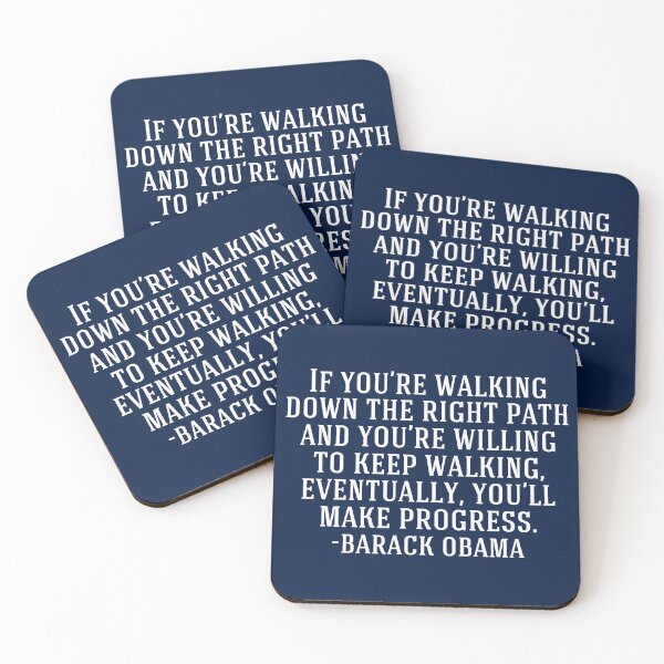 Item preview, Political Progress Inspirational Obama Quote designed and sold by Epic Love Designs.