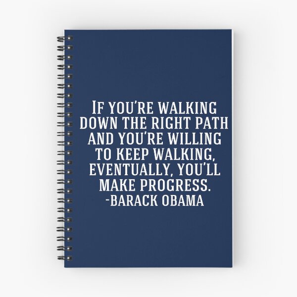 Item preview, Political Progress Inspirational Obama Quote designed and sold by Epic Love Designs.
