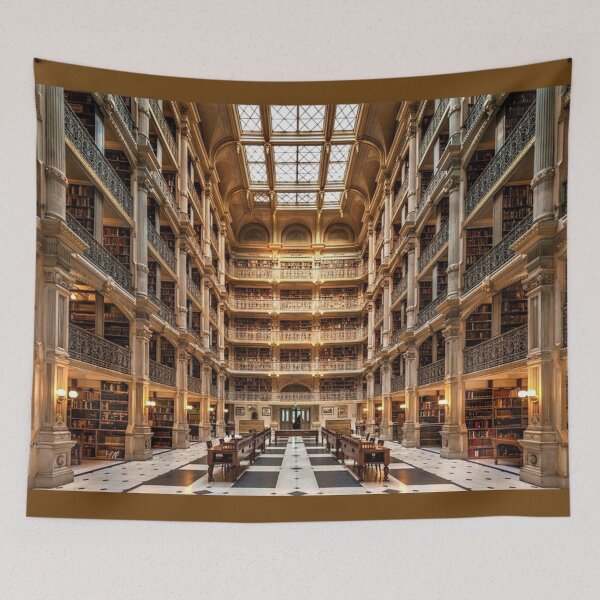 Item preview, George Peabody Library  designed and sold by Jéanpaul  Ferro.