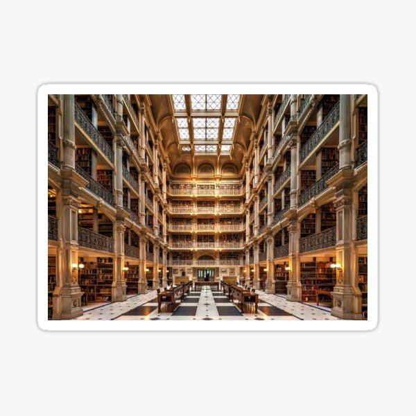 Bibliothèque George Peabody Sticker